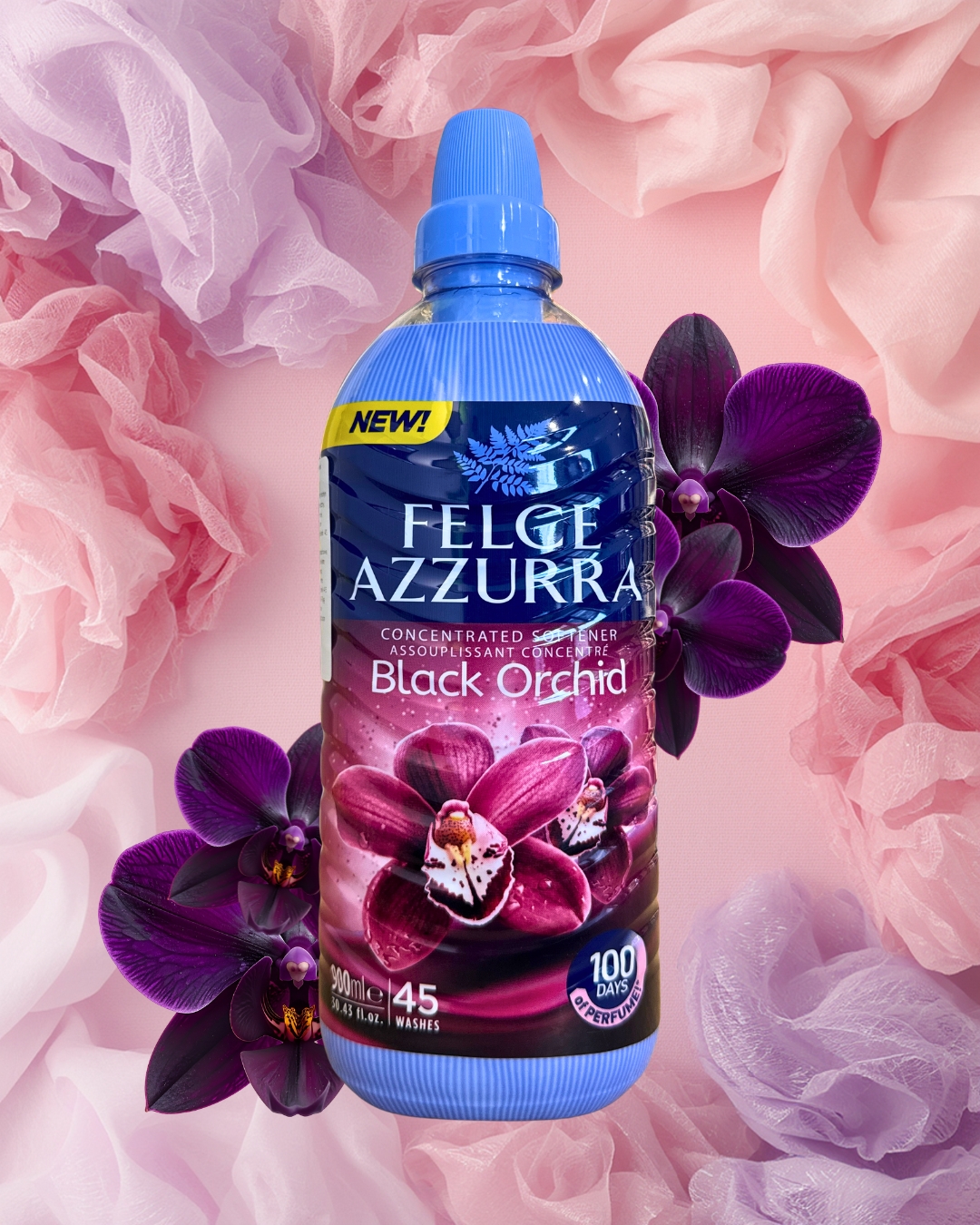 Felce Azzurra Black Orchid (Czarna Orchidea) - Płyn do płukania tkanin