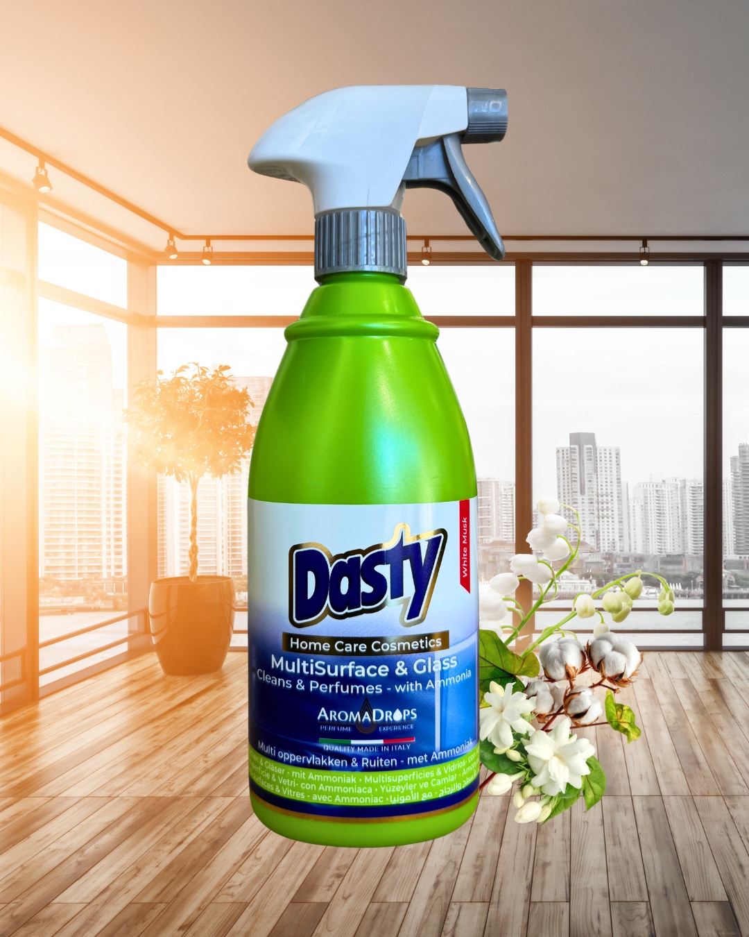 Dasty MultiSurface & Glass White Musk - Płyn do szyb 700ml